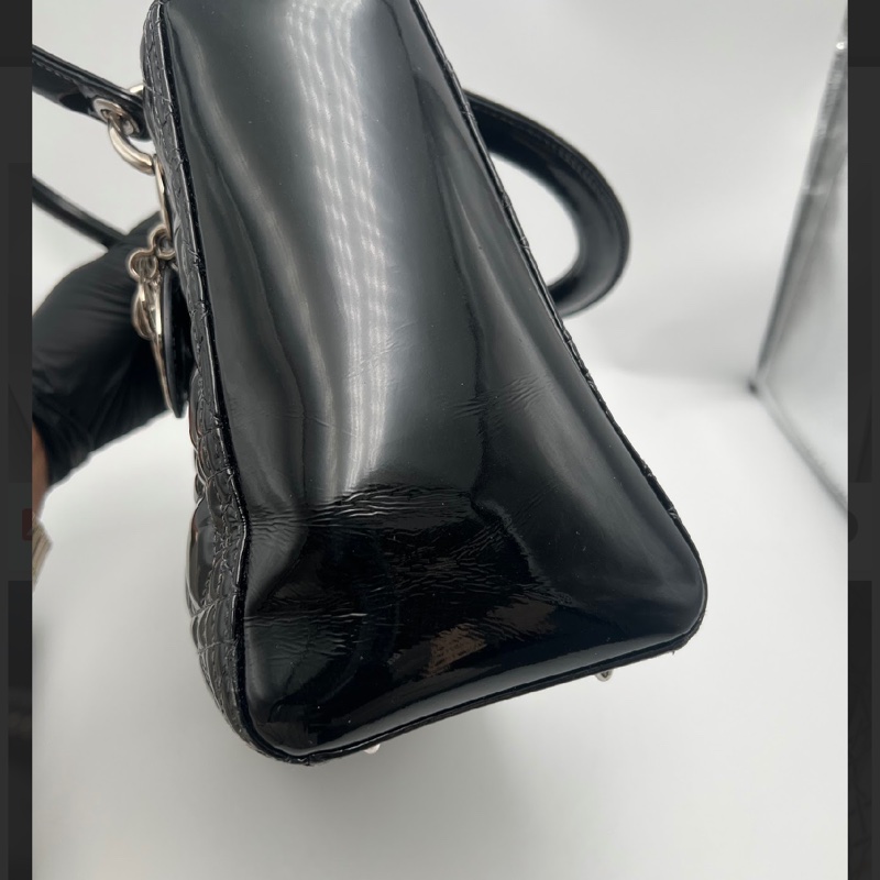 Lady Dior 5格漆皮 9成新-7