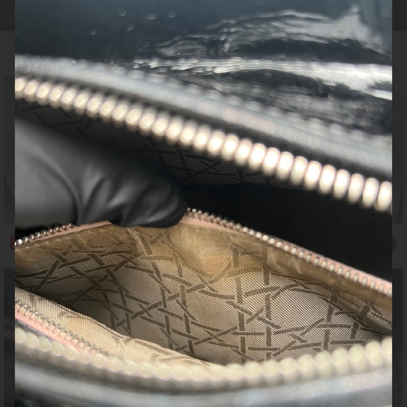 Lady Dior 5格漆皮 9成新-10