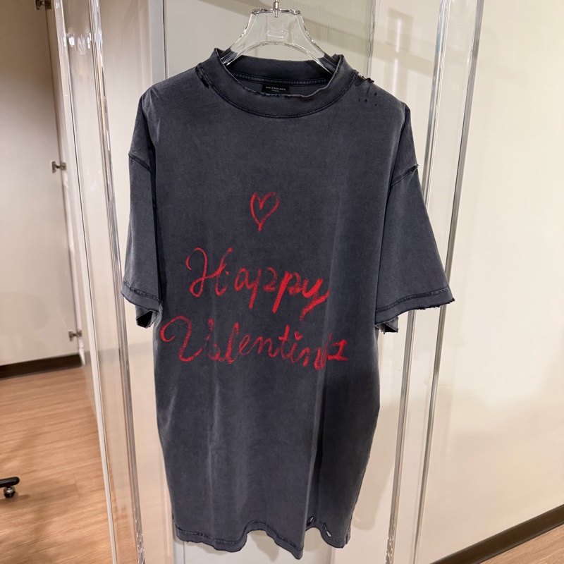 巴黎世家 字母復古T恤🔥-0