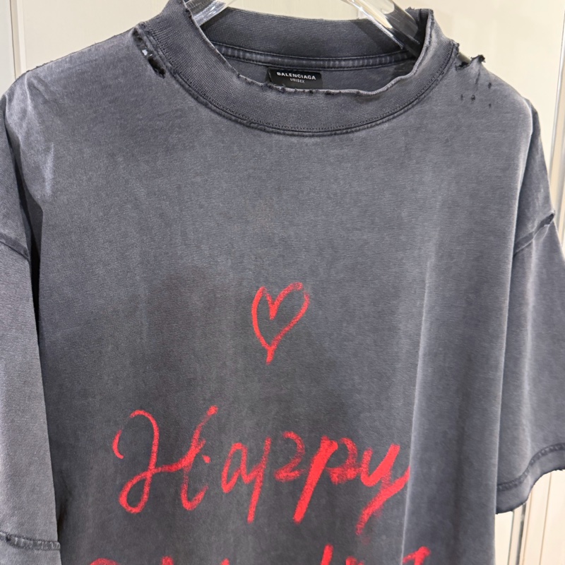 巴黎世家 字母復古T恤🔥-2