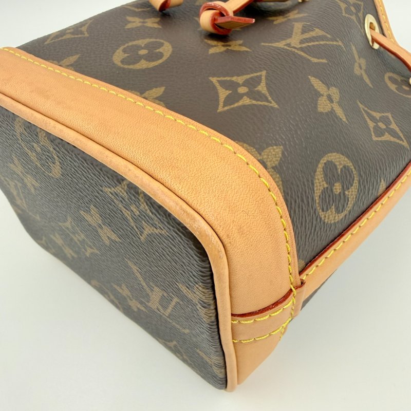 LV老花NANO NOE水桶手提側背包M81266-10