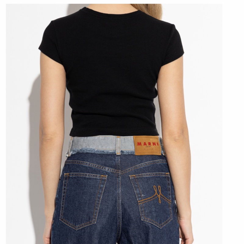 Vivienne Westwood 女士 羅紋 Logo T 恤XS S M L碼-1