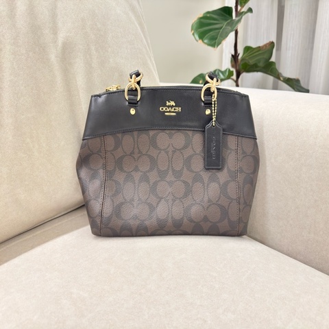 Coach Mini Brooke Carryall 老花 手提包 斜背包