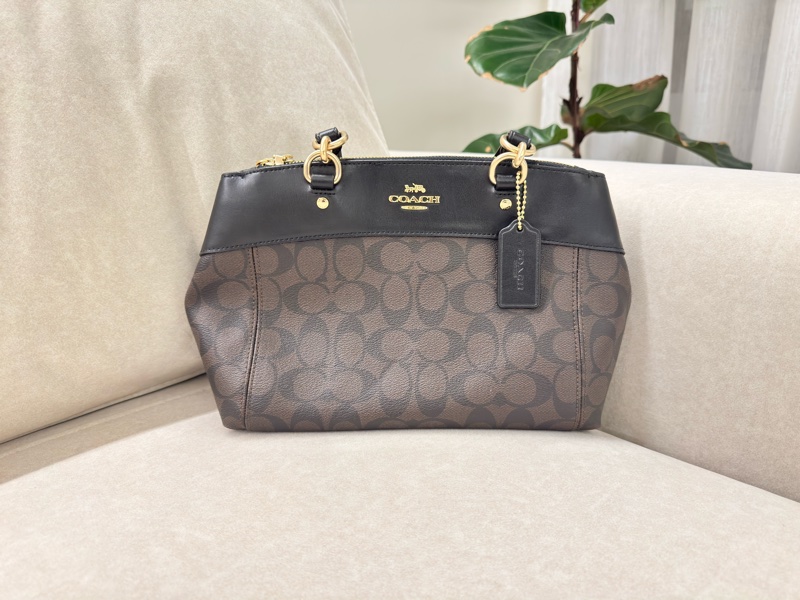 Coach Mini Brooke Carryall 老花 手提包 斜背包-0