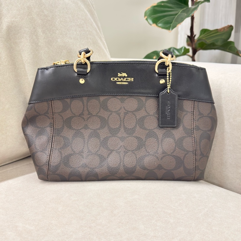 Coach Mini Brooke Carryall 老花 手提包 斜背包-5