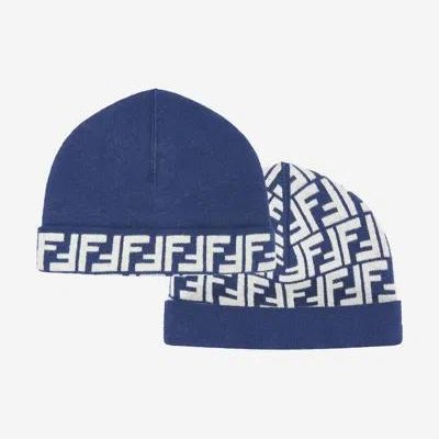 💎Han's house精品服飾💎FENDI 芬迪 滿版 FF 毛帽 雙面用 原價10900-6
