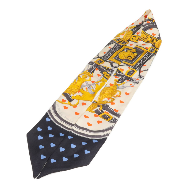 HERMES 絲質Twilly絲巾-2