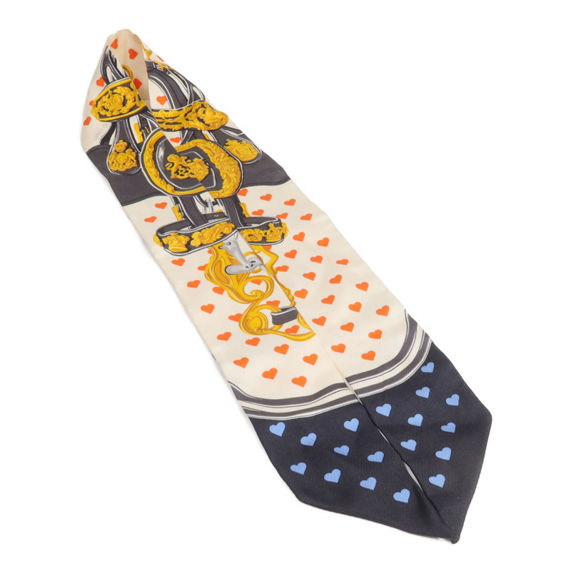 HERMES 絲質Twilly絲巾-3