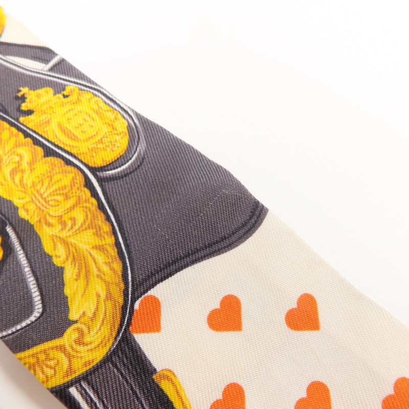 HERMES 絲質Twilly絲巾-6