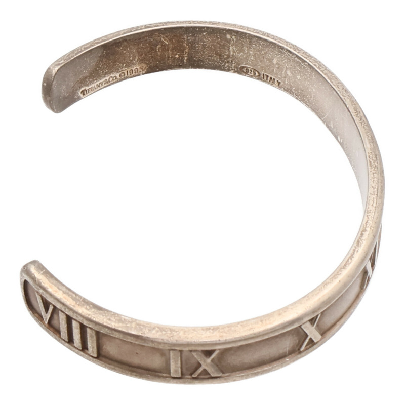 TIFFANY&CO 925純銀Atlas Bangle鑽石手鐲-1