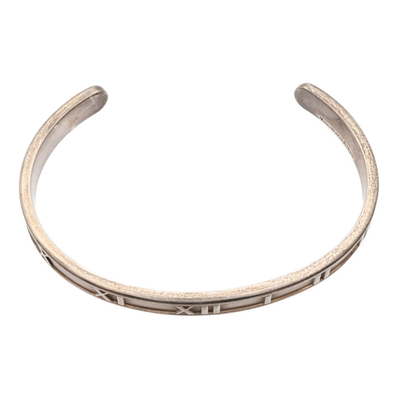 TIFFANY&CO 925純銀Atlas Bangle鑽石手鐲-4