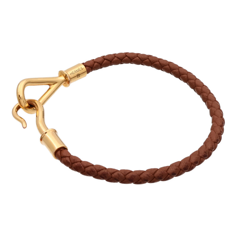 HERMES Swift皮革Jumbo H Bracelet金扣手帶-2
