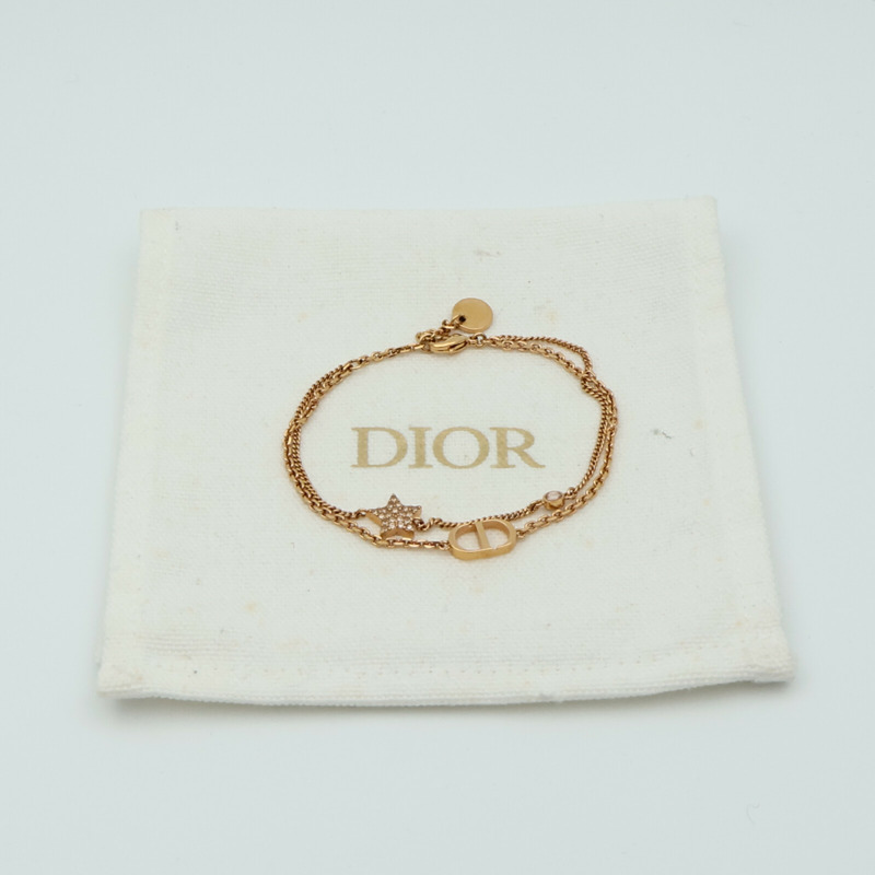 Dior 金屬Petit CD Double Bracelet手鏈-13