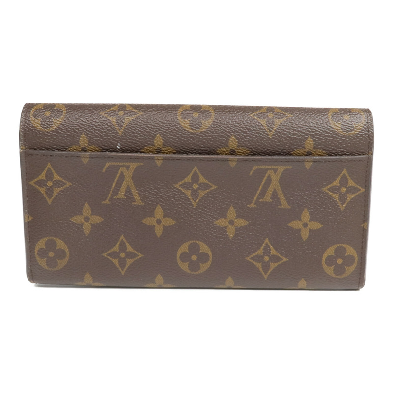 LOUIS VUITTON Monogram Portefeuille Sarah金扣長錢包-1