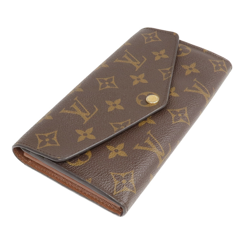 LOUIS VUITTON Monogram Portefeuille Sarah金扣長錢包-3