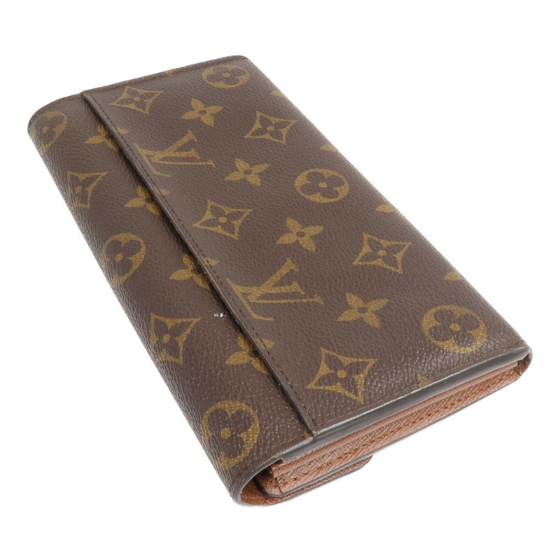 LOUIS VUITTON Monogram Portefeuille Sarah金扣長錢包-4