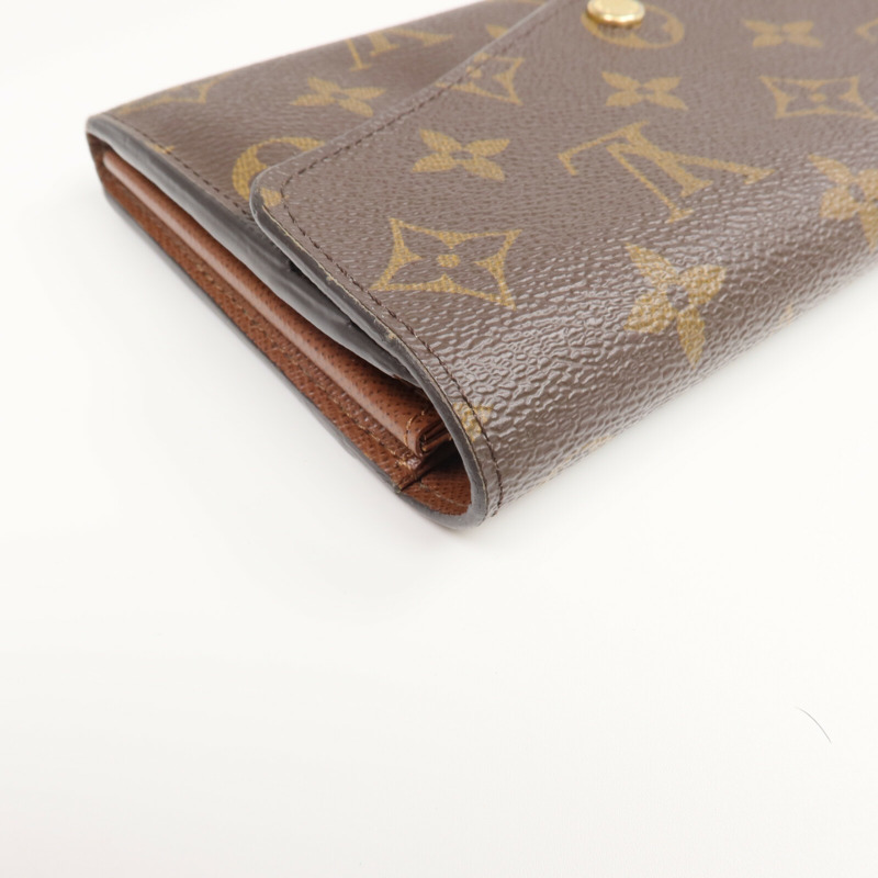 LOUIS VUITTON Monogram Portefeuille Sarah金扣長錢包-8