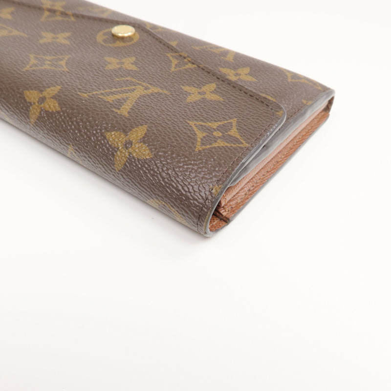 LOUIS VUITTON Monogram Portefeuille Sarah金扣長錢包-9