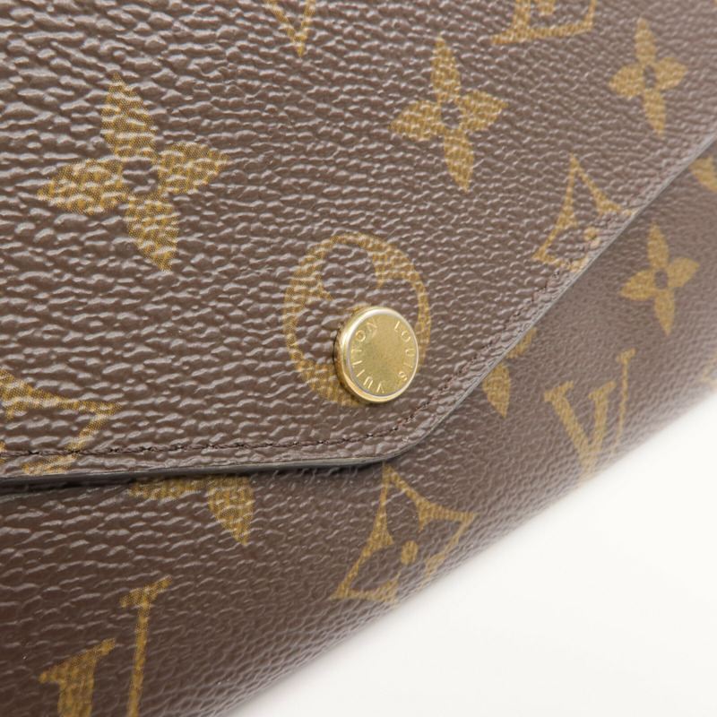 LOUIS VUITTON Monogram Portefeuille Sarah金扣長錢包-10