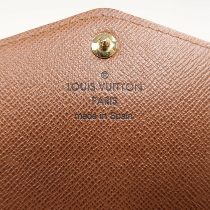 LOUIS VUITTON Monogram Portefeuille Sarah金扣長錢包-12