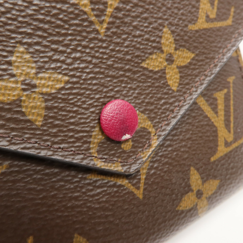 LOUIS VUITTON Monogram Portefeuille Victorine金扣錢包-10