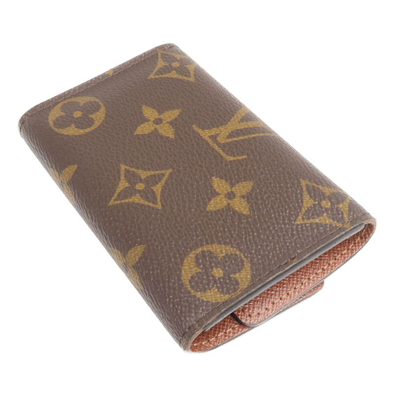 LOUIS VUITTON Monogram 6 Key Holder金扣鎖匙包-4