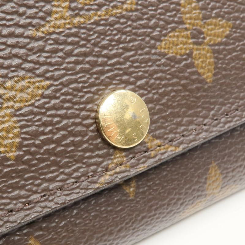 LOUIS VUITTON Monogram 6 Key Holder金扣鎖匙包-10