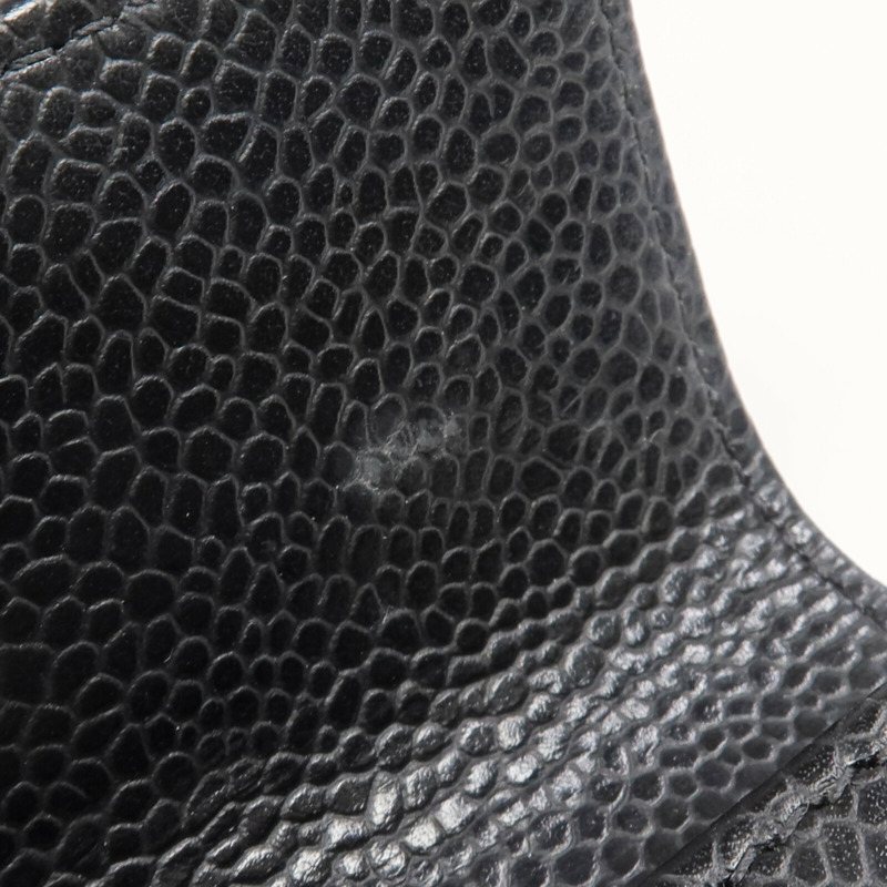 CHANEL 牛皮皮革Card Case銀扣卡片套-16