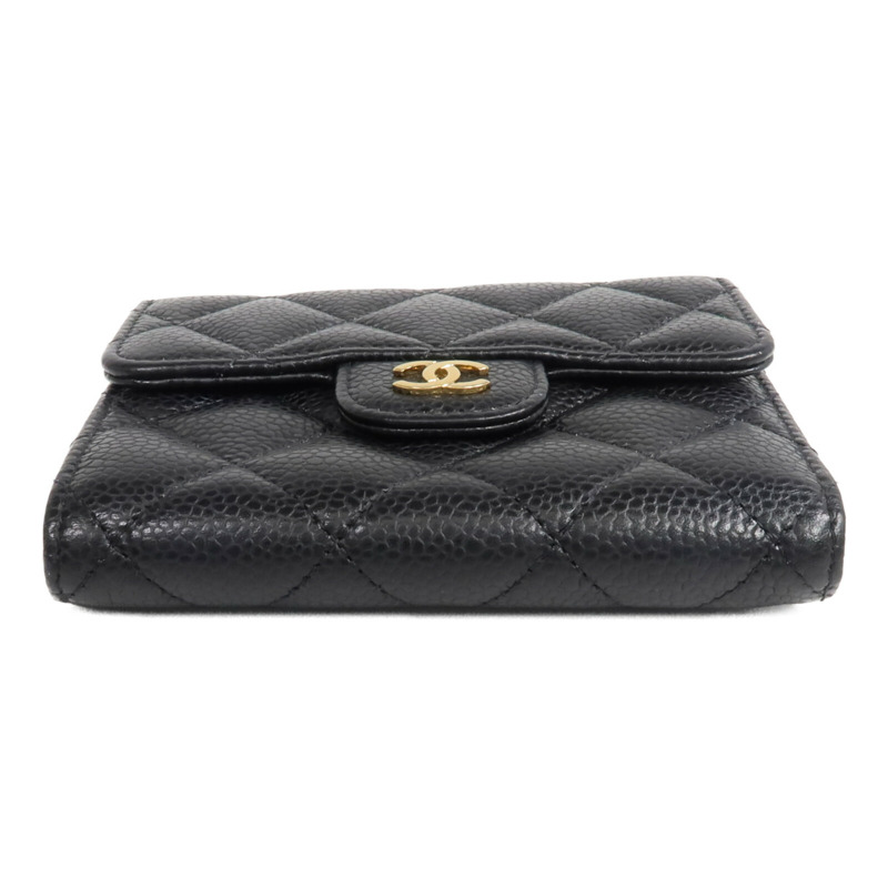 CHANEL 牛皮皮革Wallet金扣錢包-3