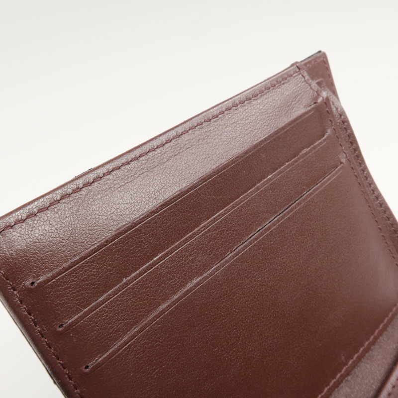 CHANEL 牛皮皮革Wallet金扣錢包-14