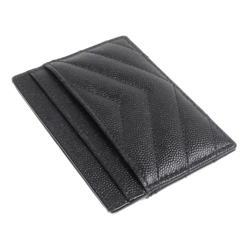 YVES SAINT LAURENT 牛皮皮革Card Case金扣卡片套-4