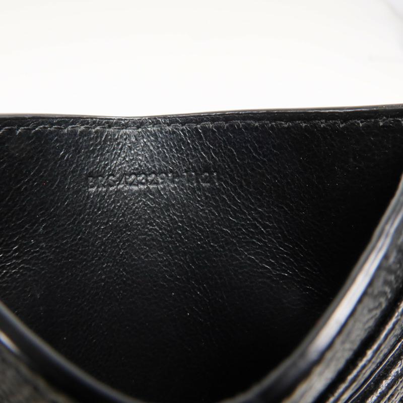 YVES SAINT LAURENT 牛皮皮革Card Case金扣卡片套-13