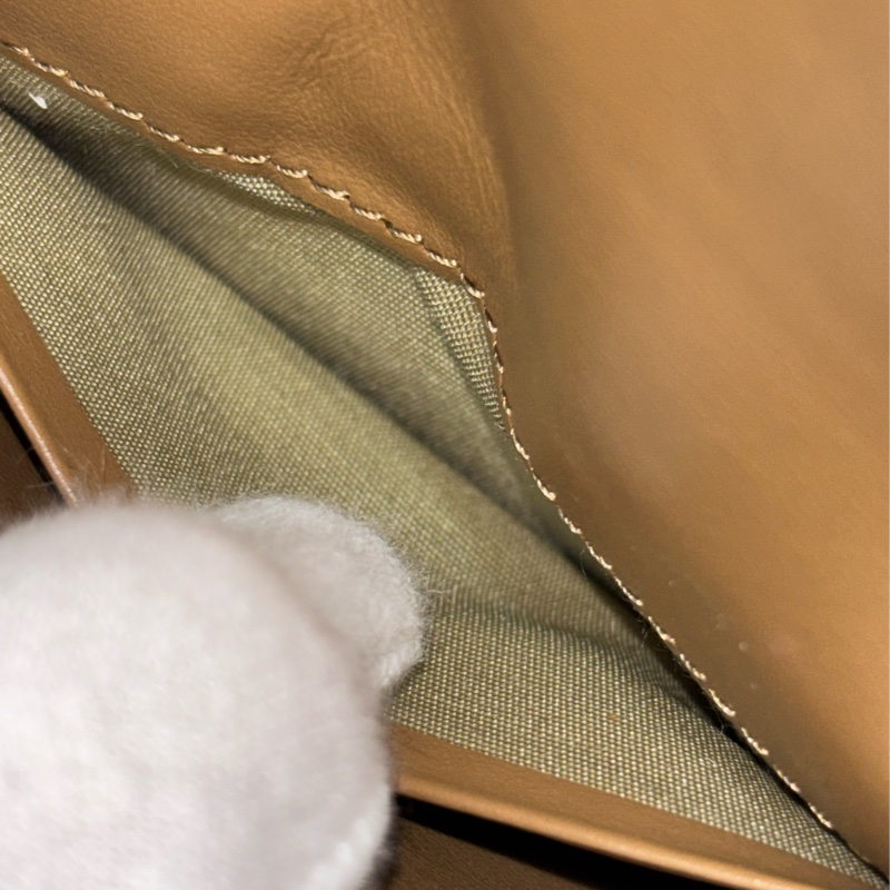 CELINE TRIOMPHE 10I583 金釦凱旋門金棕金牛皮 BOX 零錢包卡夾信用卡包名片夾短夾錢包-32