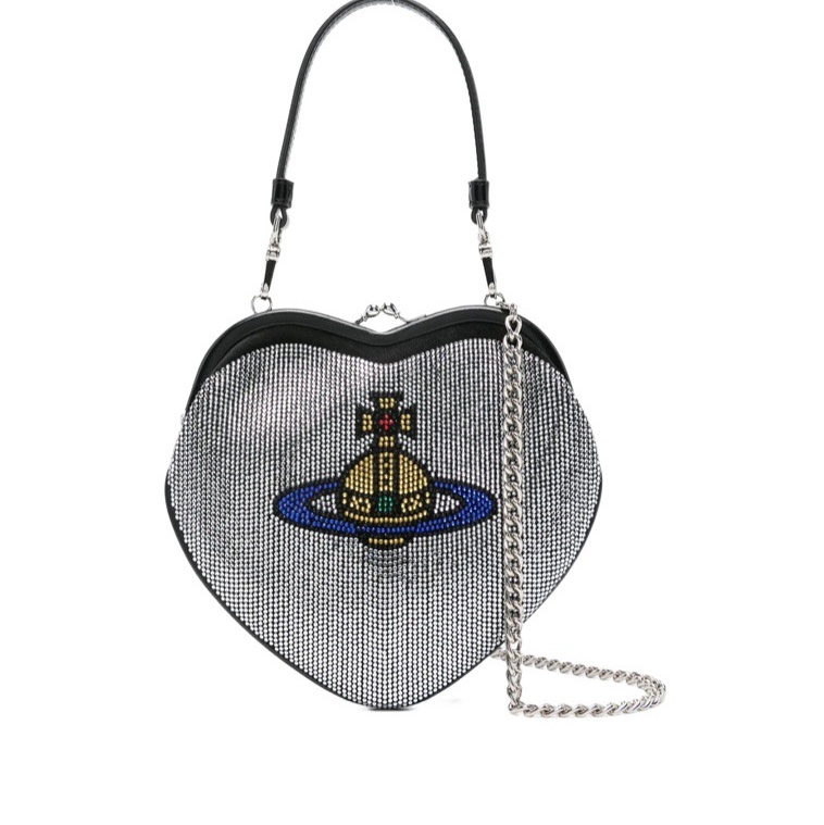 Vivienne Westwood 女士 Belle 心形手提包均碼碼-0