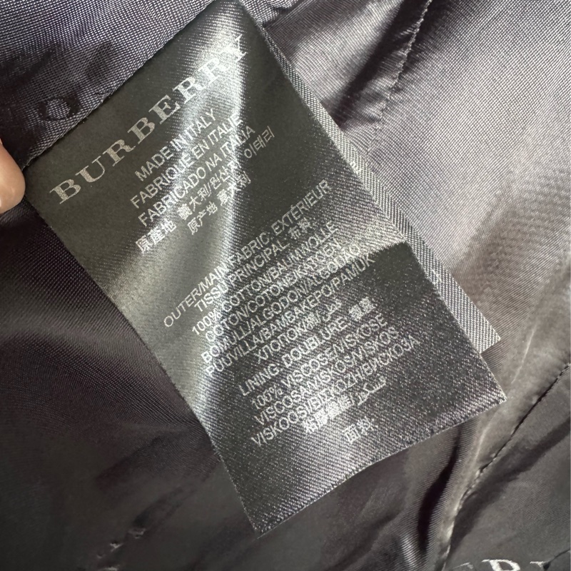 Burberry 黑色風衣外套🧥-2
