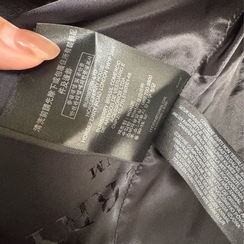 Burberry 黑色風衣外套🧥-3
