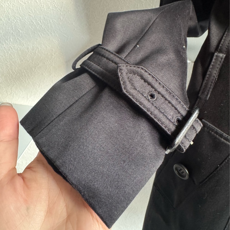 Burberry 黑色風衣外套🧥-4