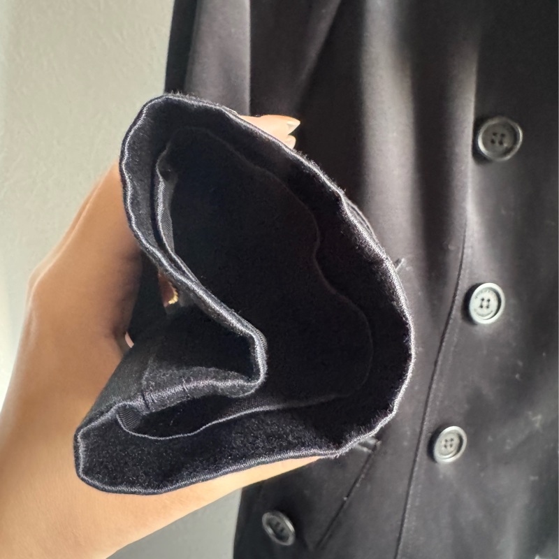 Burberry 黑色風衣外套🧥-6