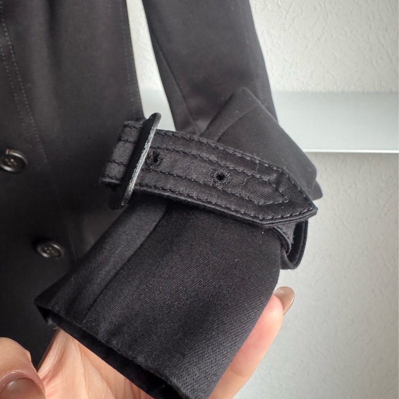 Burberry 黑色風衣外套🧥-10