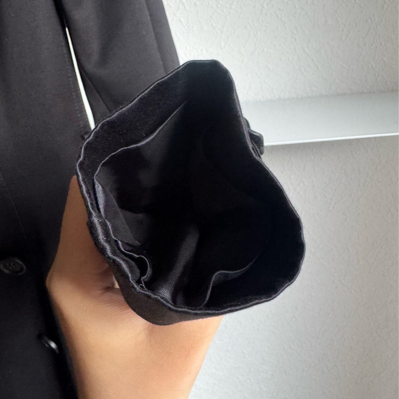 Burberry 黑色風衣外套🧥-11