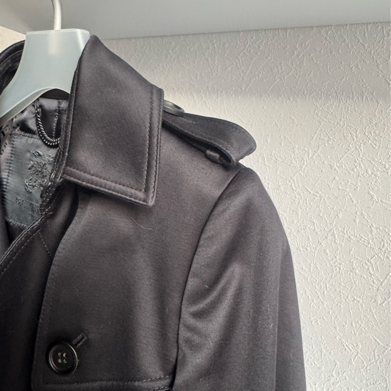 Burberry 黑色風衣外套🧥-13