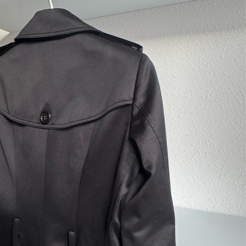 Burberry 黑色風衣外套🧥-16
