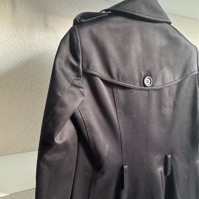 Burberry 黑色風衣外套🧥-17