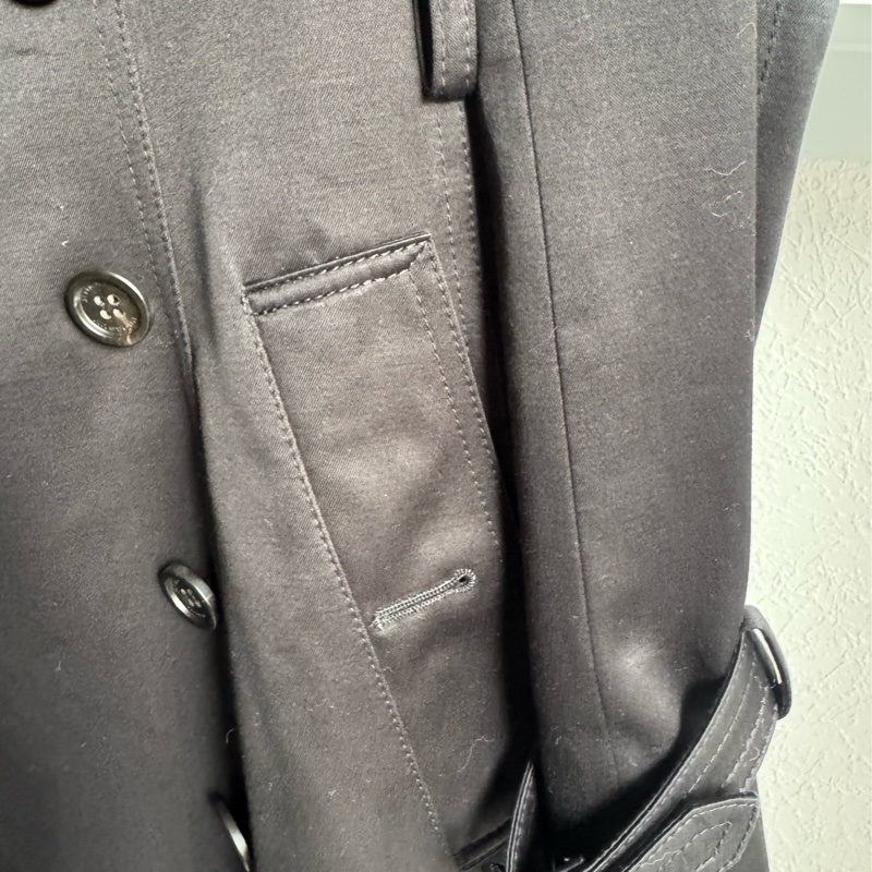 Burberry 黑色風衣外套🧥-20