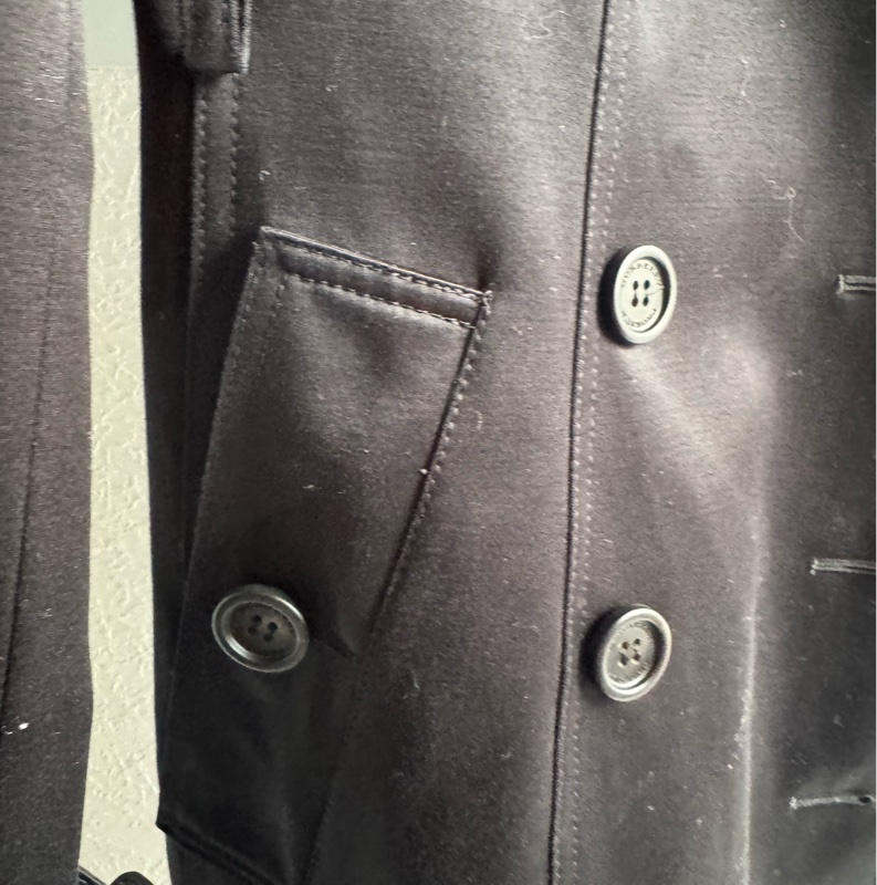 Burberry 黑色風衣外套🧥-21