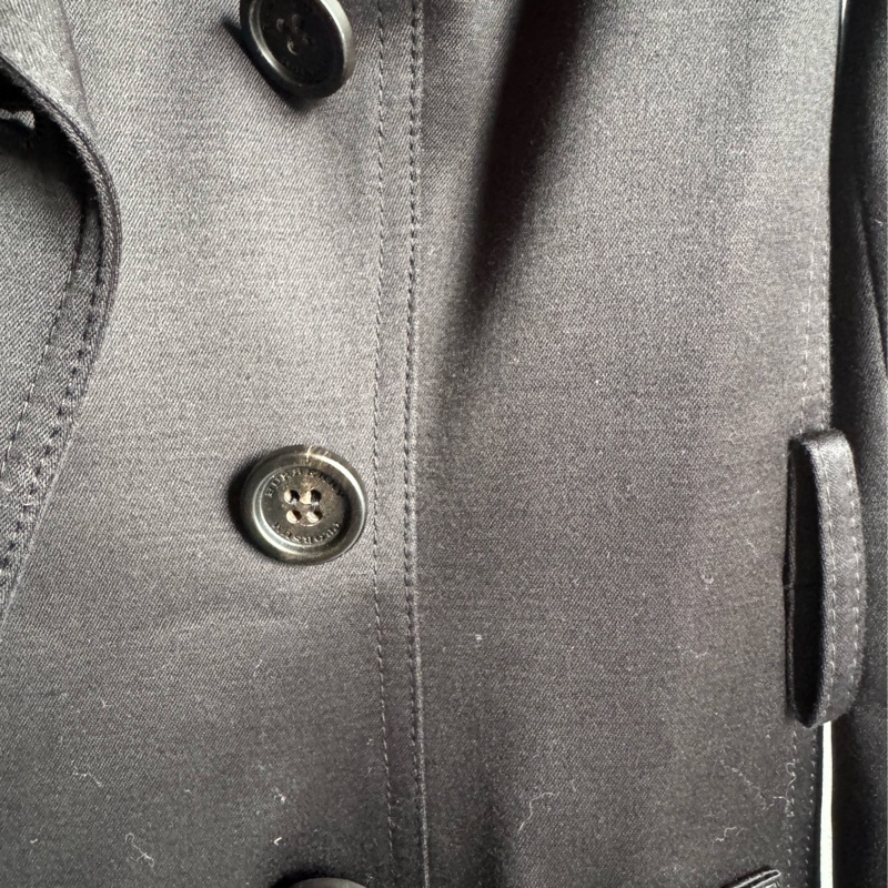 Burberry 黑色風衣外套🧥-22
