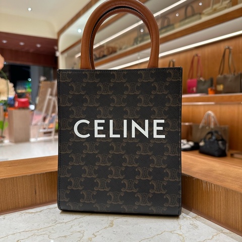 CELINE 經典凱旋門老花琴譜包 小號