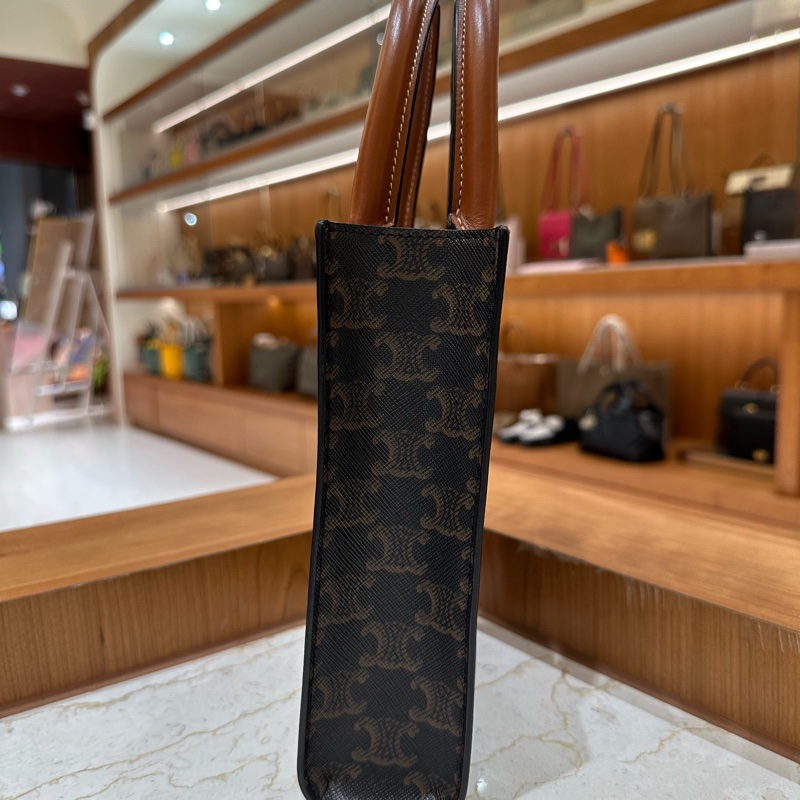 CELINE 經典凱旋門老花琴譜包 小號-3