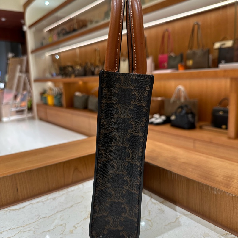 CELINE 經典凱旋門老花琴譜包 小號-4