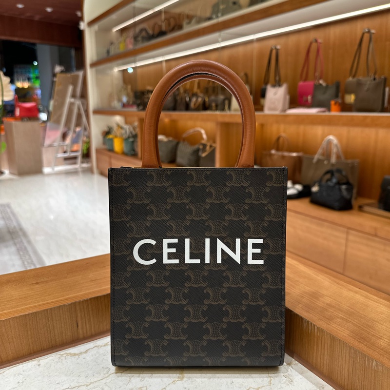 CELINE 經典凱旋門老花琴譜包 小號-5